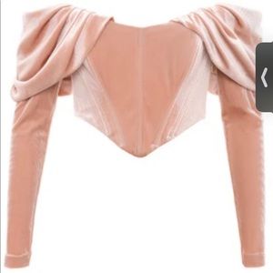 Pink ruched top